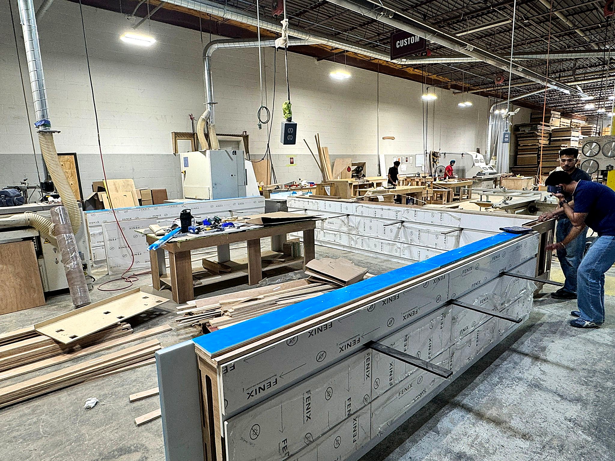 Custom & Assembly Department millwork capability
