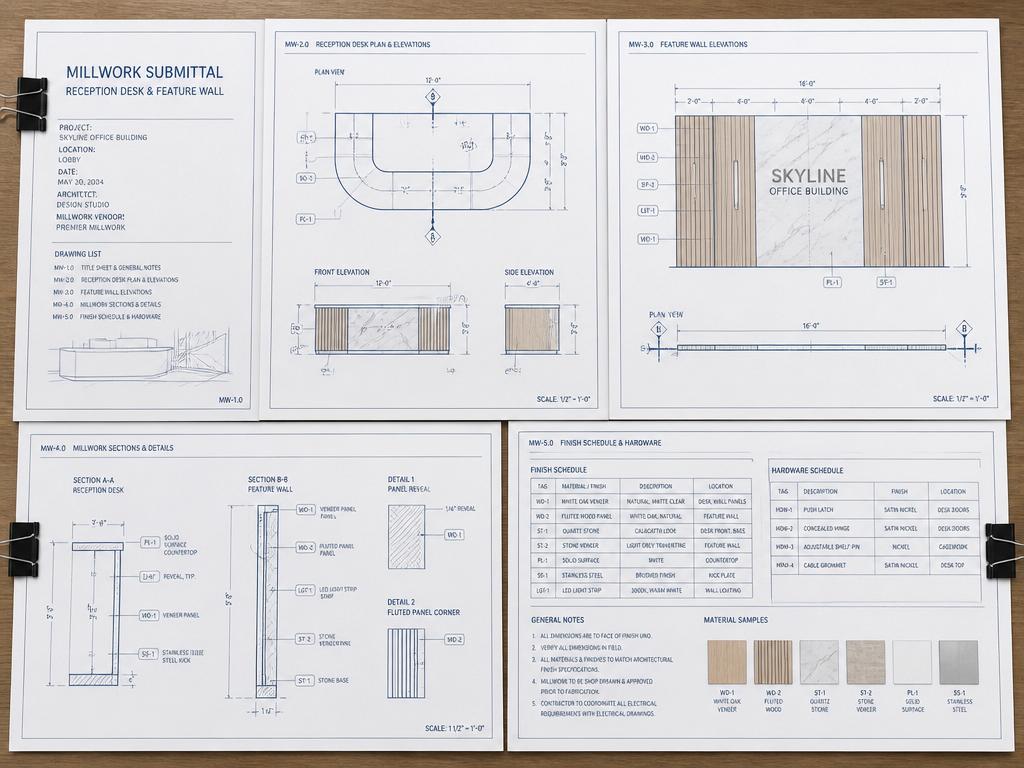 Millwork Shop Drawings & Engineering — reference 2