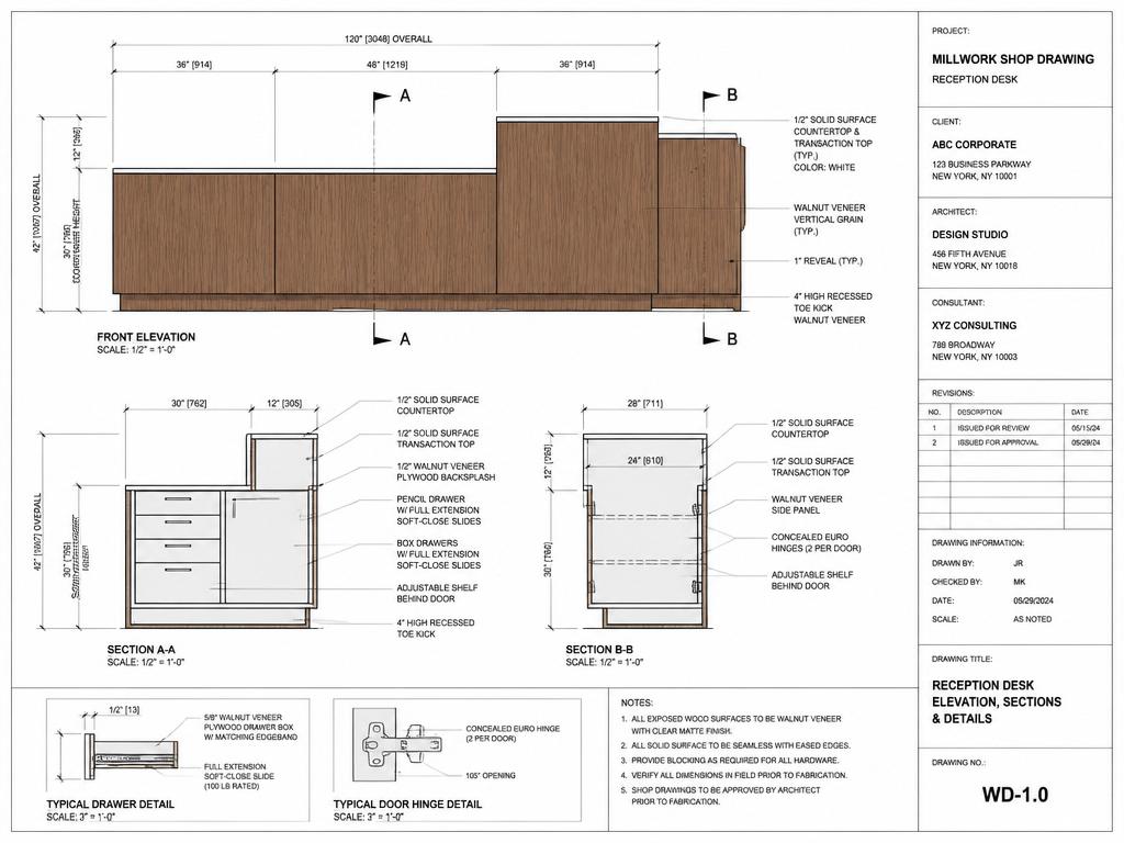Millwork Shop Drawings & Engineering — reference 3